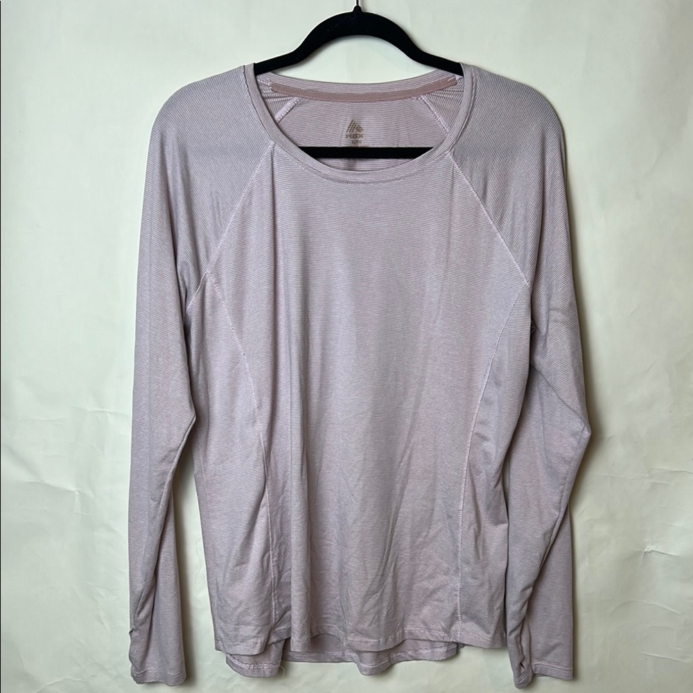 RBX Pink Crew Neck Long Sleeve Tee